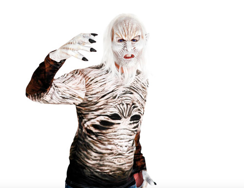 Weiße walker maske - walker,