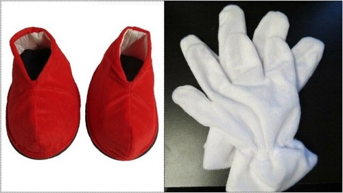 Super mario spiel - super, handschuhe