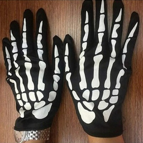 Halloween handschuhe schwarz - halloween,